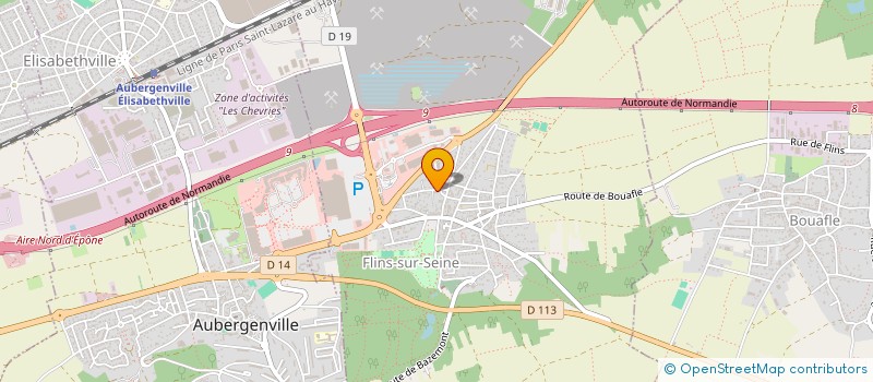 localisation de l'entreprise MUSIC LIGHT ANIMATION  FLINS-SUR-SEINE