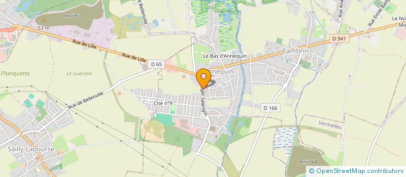 localisation de l'entreprise MUSIC LOVERS  ANNEQUIN