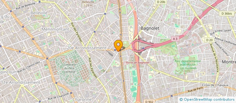 localisation de l'entreprise MUSIC OF THE CENTURY  PARIS