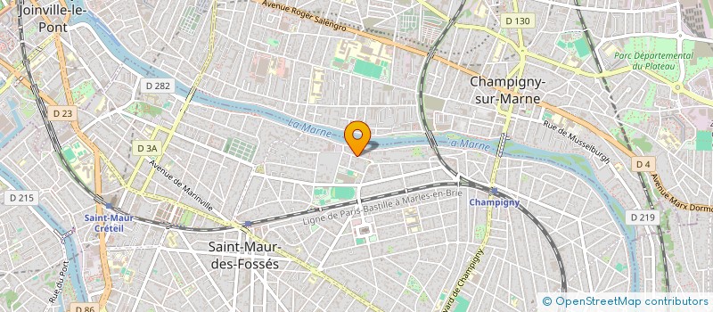 localisation de l'entreprise MUSIC PARTNER  SAINT-MAUR-DES-FOSSES