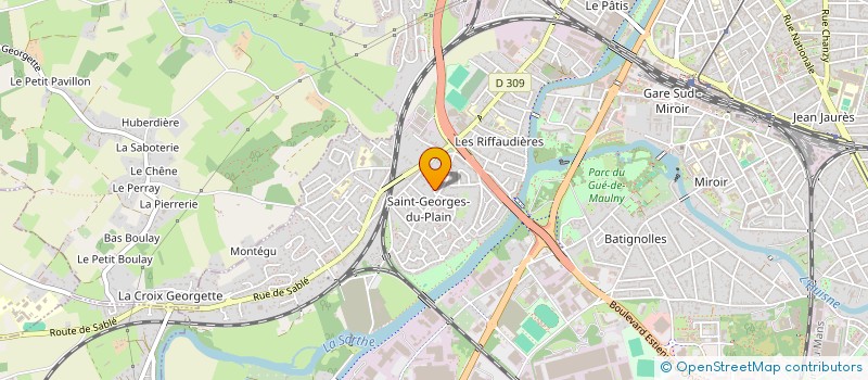 localisation de l'entreprise MUSIC PASSION à LE MANS