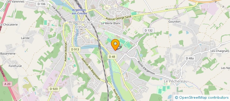 localisation de l'entreprise MUSIC PLUS 10 à ARGENTON-SUR-CREUSE