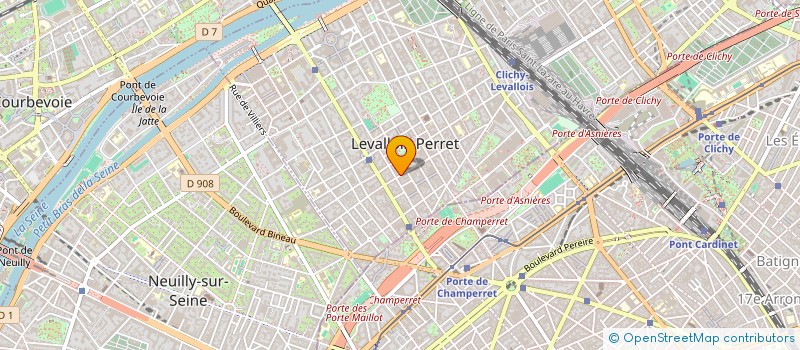 localisation de l'entreprise MUSIC PLUS à LEVALLOIS-PERRET