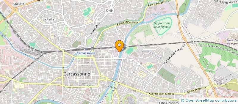 localisation de l'entreprise MUSIC REPUBLIC  CARCASSONNE