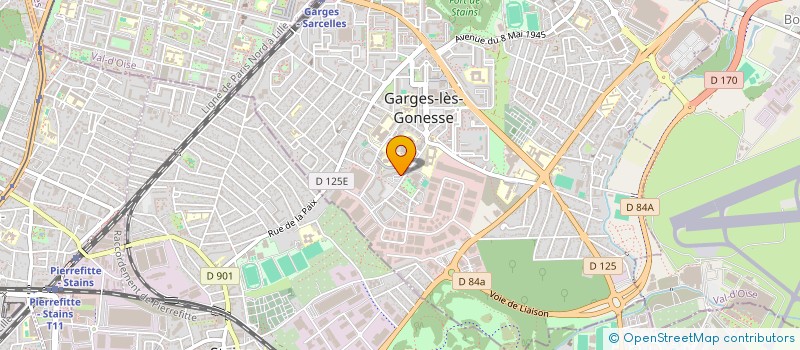 localisation de l'entreprise MUSIC SOUL CHILD  GARGES-LES-GONESSE