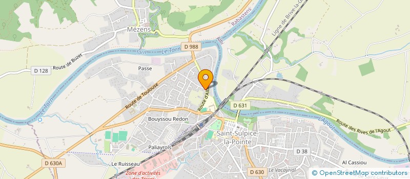 localisation de l'entreprise MUSIC SPHERE  SAINT-SULPICE-LA-POINTE