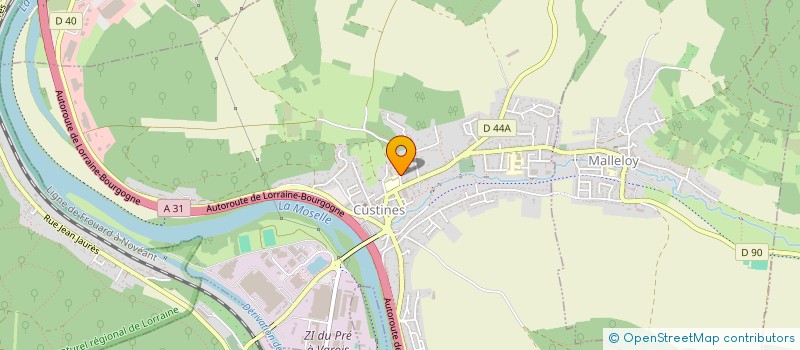 localisation de l'entreprise MUSIC SPIRIT  CUSTINES