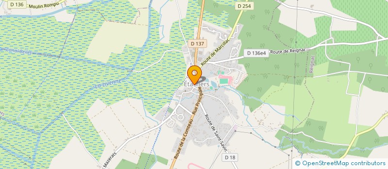 localisation de l'entreprise MUSIC SYSTEM D AQUITAINE à ETAULIERS