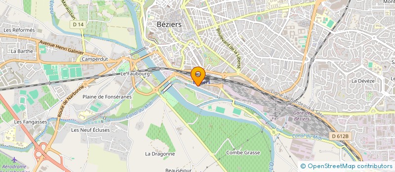 localisation de l'entreprise MUSIC SYSTEM PRODUCTION à BEZIERS