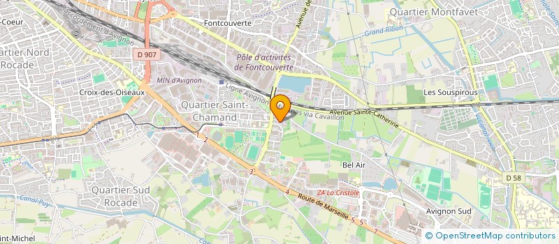 localisation de l'entreprise MUSICA  AVIGNON