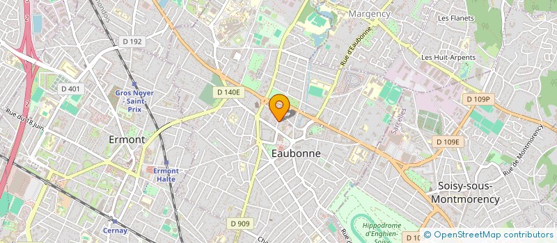 localisation de l'entreprise MUSICA EAUBONNE à EAUBONNE