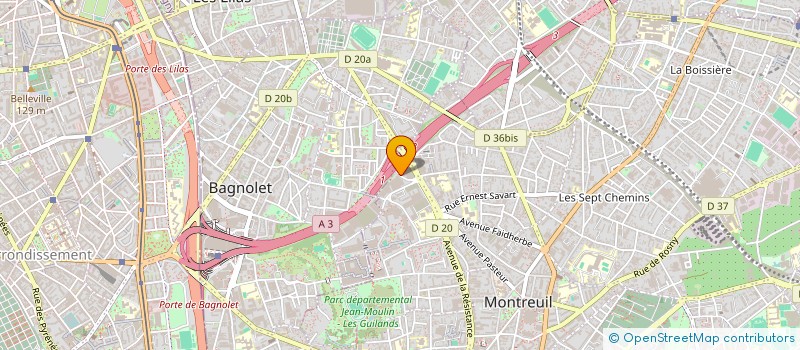 localisation de l'entreprise MUSICA LATINA EUROPE à MONTREUIL