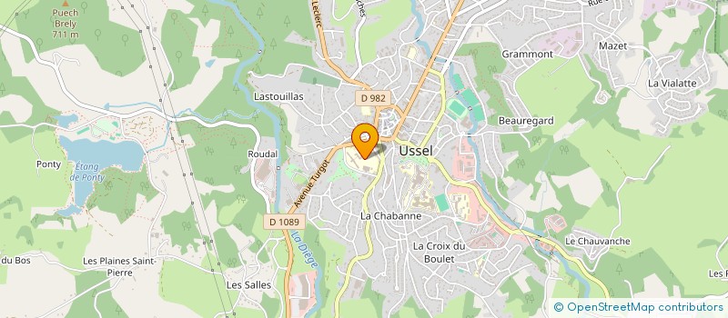 localisation de l'entreprise MUSICA LIBERA à USSEL
