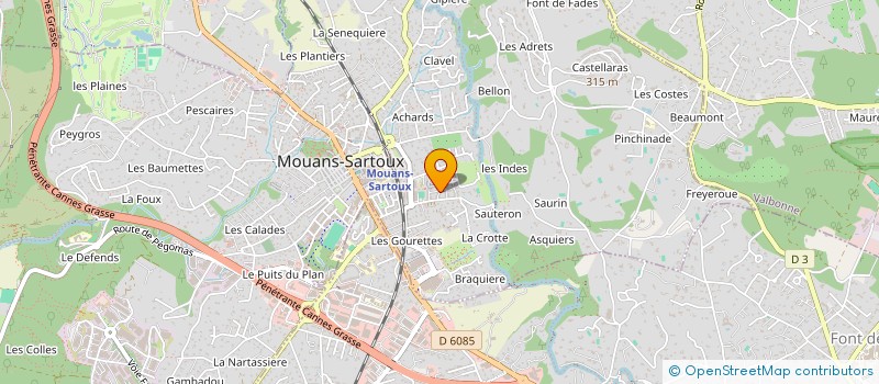 localisation de l'entreprise MUSICA LUXE  MOUANS-SARTOUX