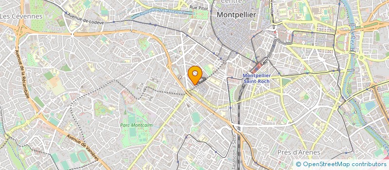 localisation de l'entreprise MUSICA MOBILIS à MONTPELLIER