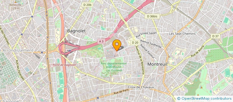 localisation de l'entreprise MUSICA NOUE à MONTREUIL