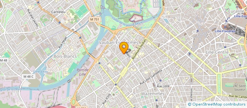 localisation de l'entreprise MUSICA RESERVATA  LILLE