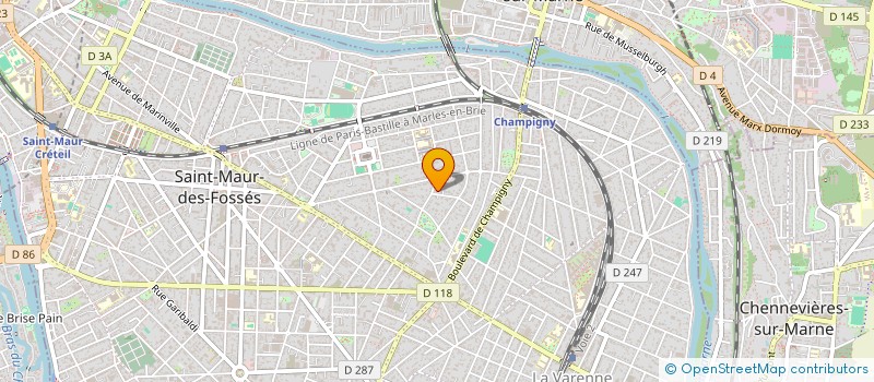 localisation de l'entreprise MUSICA SAINT MAUR à SAINT-MAUR-DES-FOSSES