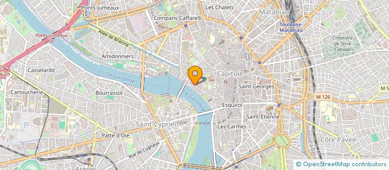 localisation de l'entreprise MUSICA TRANS'OC à TOULOUSE