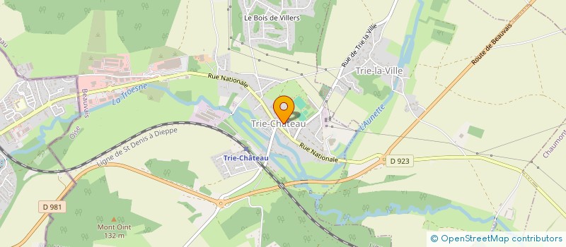 localisation de l'entreprise MUSICA TRIE  TRIE-LA-VILLE