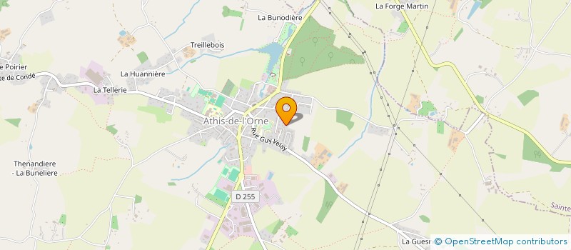 localisation de l'entreprise MUSICACORPS à ATHIS-VAL DE ROUVRE