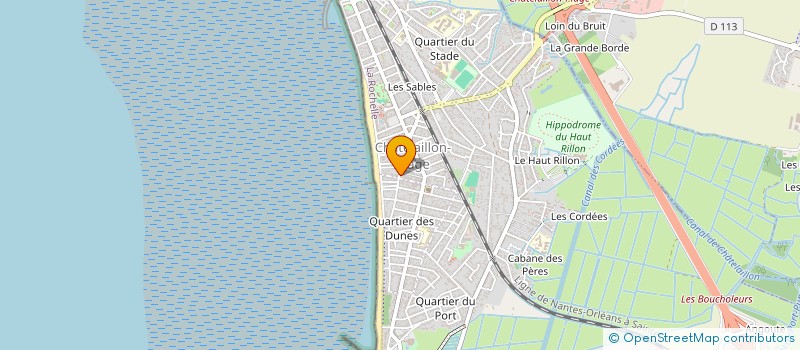 localisation de l'entreprise MUSICADANSE à CHATELAILLON-PLAGE