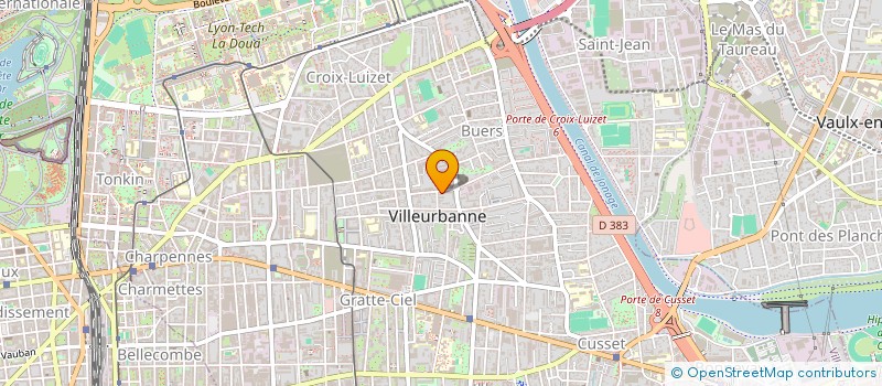 localisation de l'entreprise MUSICAEDRES  VILLEURBANNE