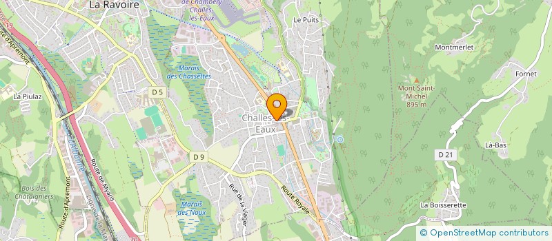 localisation de l'entreprise MUSICAL AME  CHALLES-LES-EAUX