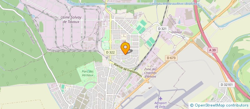 localisation de l'entreprise MUSICAL BOX  TAVAUX