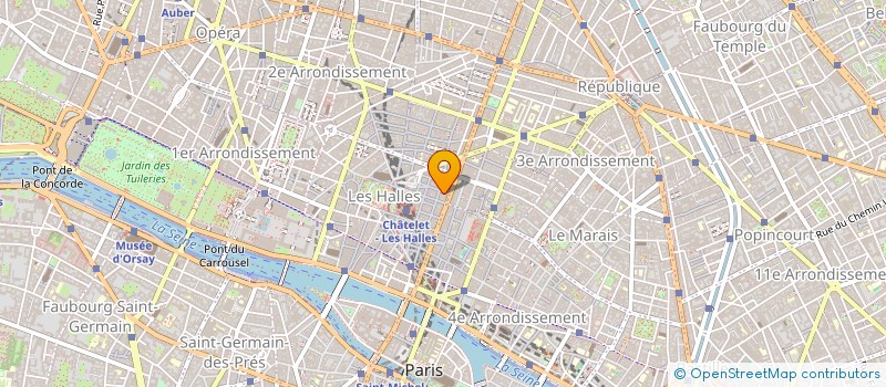 localisation de l'entreprise MUSICAL FORUM CENTER à PARIS