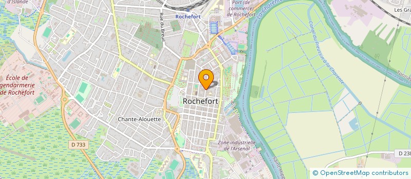 localisation de l'entreprise MUSICAL ROCHEFORT CLUB  ROCHEFORT