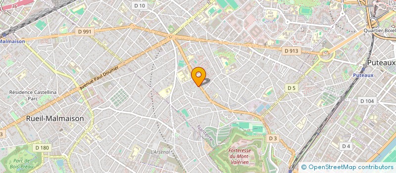 localisation de l'entreprise MUSICALE COMPAGNIE DIFFUSION à NANTERRE