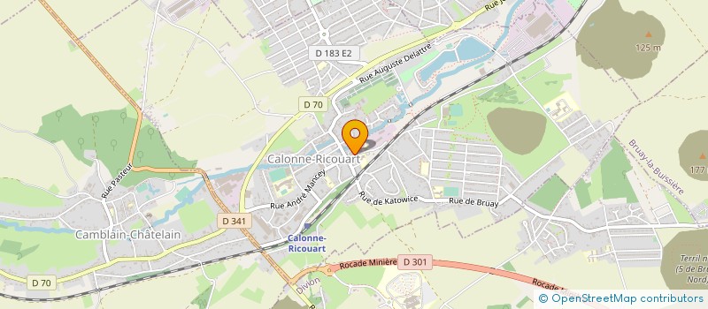 localisation de l'entreprise MUSICALEMENT VOTRE  CALONNE-RICOUART