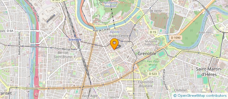 localisation de l'entreprise MUSICALIS  GRENOBLE