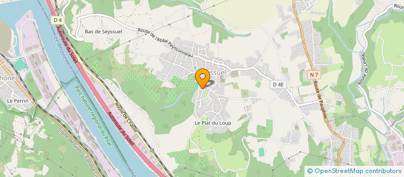 localisation de l'entreprise MUSICALISE  SEYSSUEL