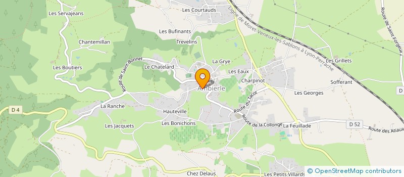 localisation de l'entreprise MUSICAMAZIGH  AMBIERLE