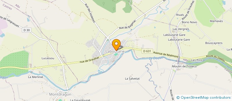 localisation de l'entreprise MUSICARCHE & CIE  LABOUTARIE