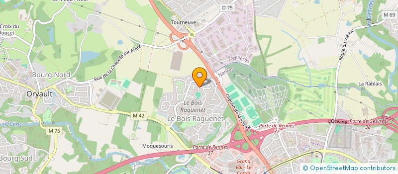 localisation de l'entreprise MUSICARYTHMA à ORVAULT