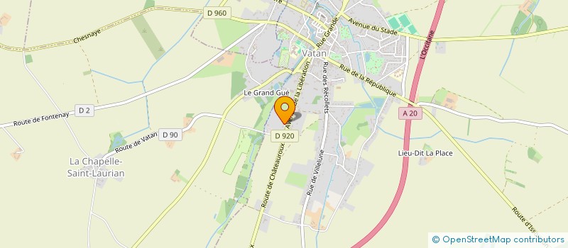 localisation de l'entreprise MUSICATOUVA à VATAN