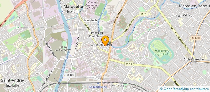 localisation de l'entreprise MUSICBUZZ à MARCQ-EN-BARŒUL