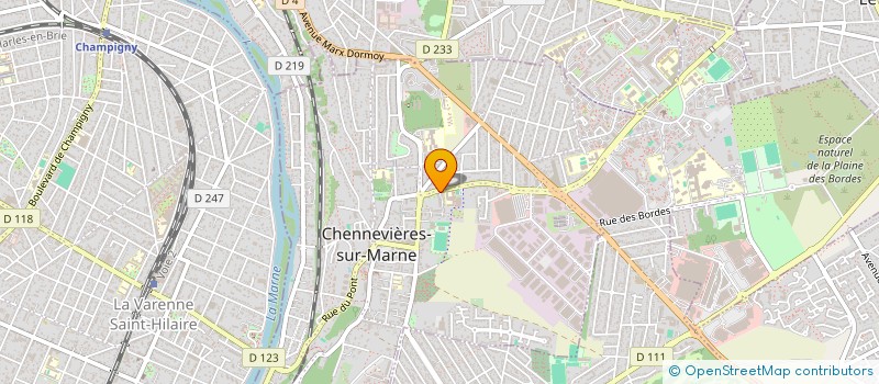localisation de l'entreprise MUSICEVENTS à CHENNEVIERES-SUR-MARNE