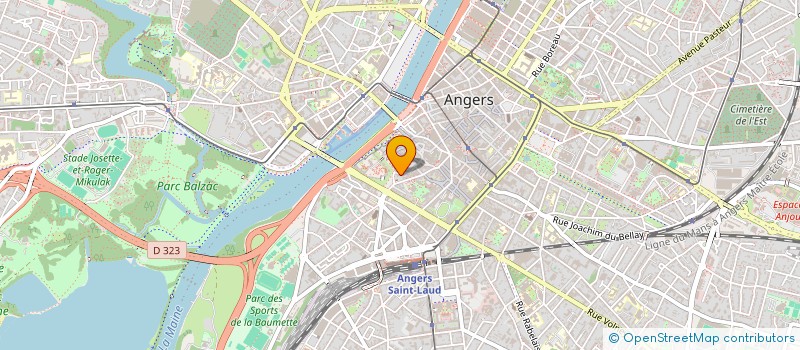localisation de l'entreprise MUSICIENS à ANGERS