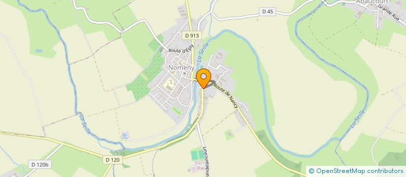 localisation de l'entreprise MUSICIENS DE LA SEILLE  NOMENY