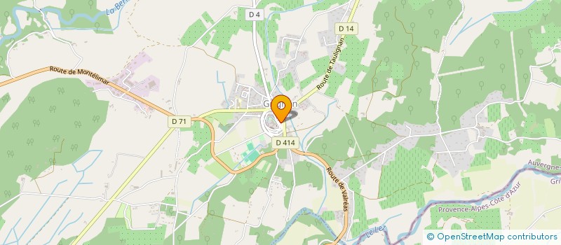 localisation de l'entreprise MUSICLIP à GRIGNAN