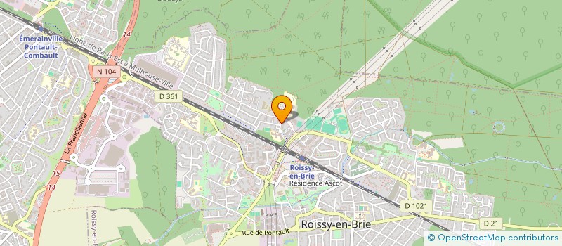localisation de l'entreprise MUSICOFIL à ROISSY-EN-BRIE