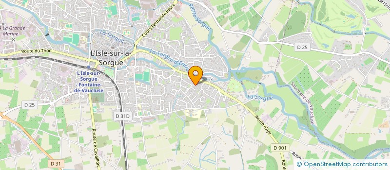 localisation de l'entreprise MUSICPROM  L'ISLE-SUR-LA-SORGUE