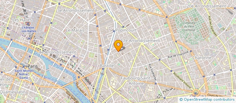 localisation de l'entreprise MUSICREA  PARIS