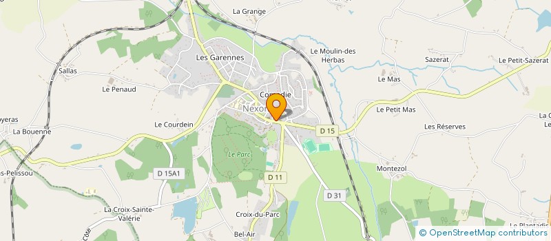 localisation de l'entreprise MUSICTUS LOUANGE à NEXON
