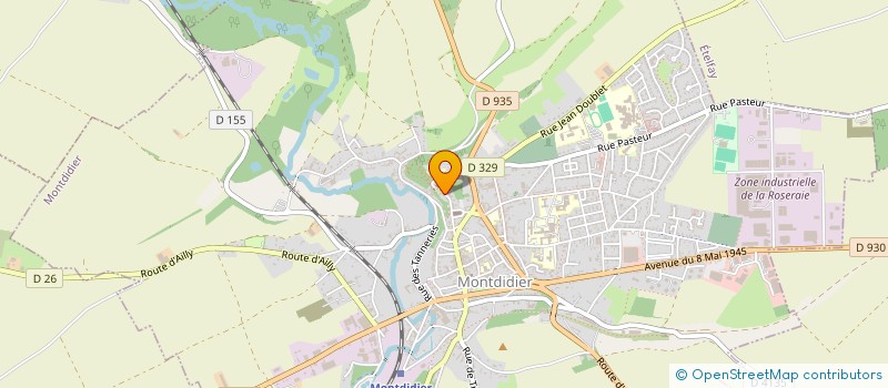 localisation de l'entreprise MUSICUBE  MONTDIDIER