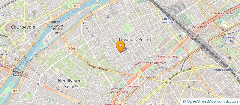 localisation de l'entreprise MUSICVERS à LEVALLOIS-PERRET